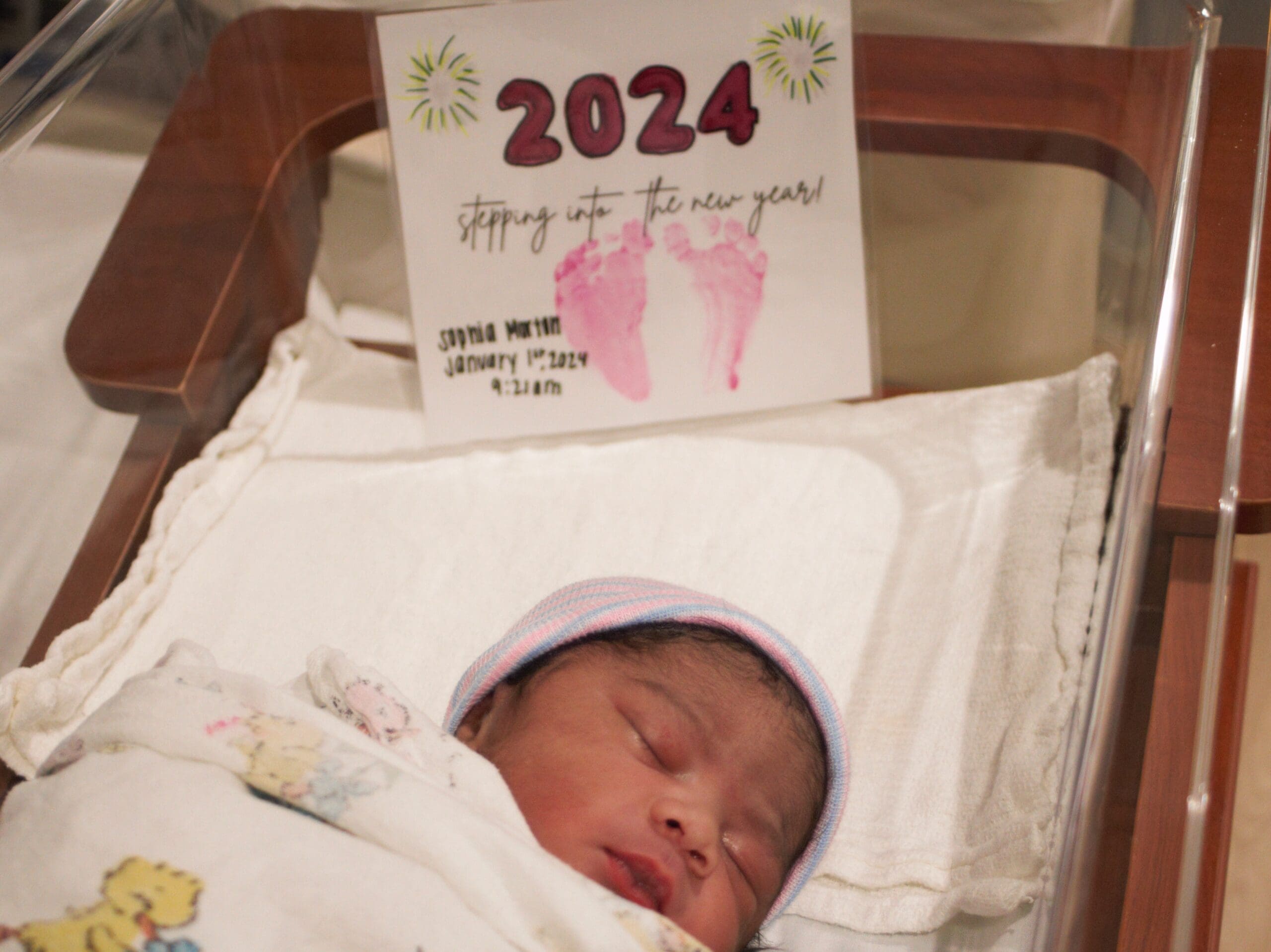 Franciscan Health Dyer welcomes first baby of new year