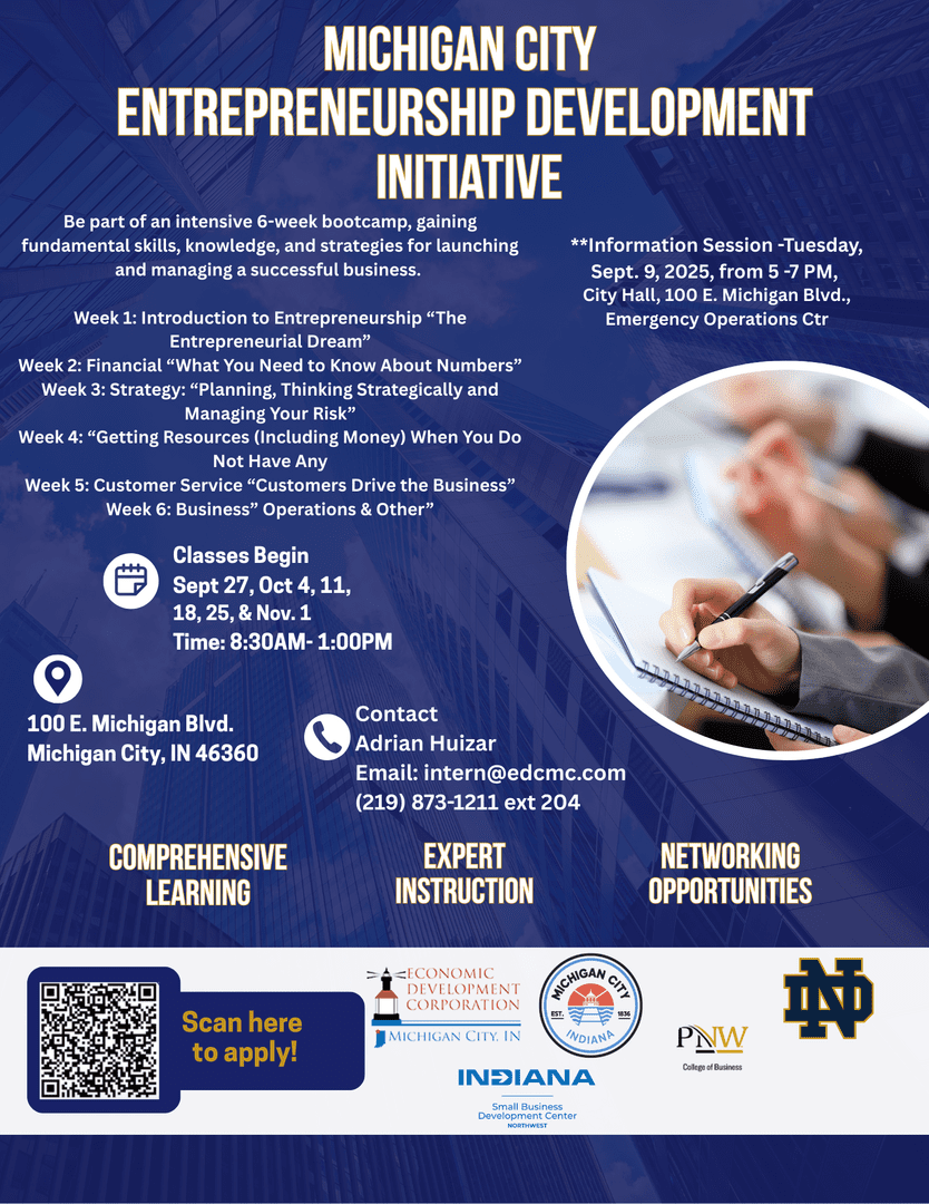 Michigan City Entrepreneurship Development Initiative