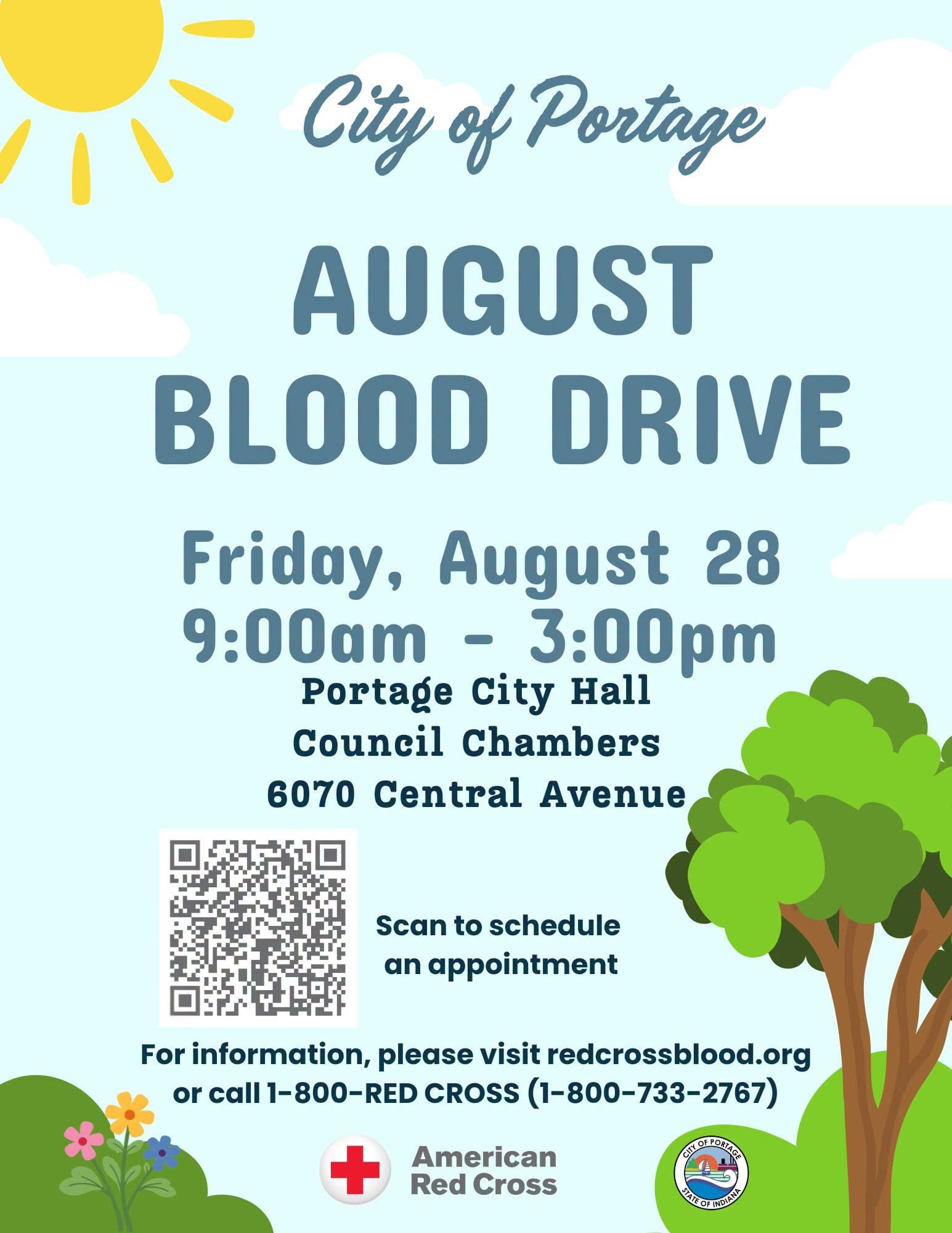 City of Portage, Red Cross to host blood drive Aug. 28