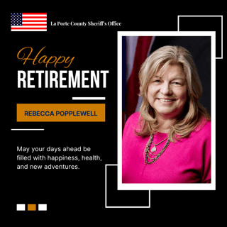 LCSO: Retirement Announcement -- Administrative Assistant Rebecca Popplewell