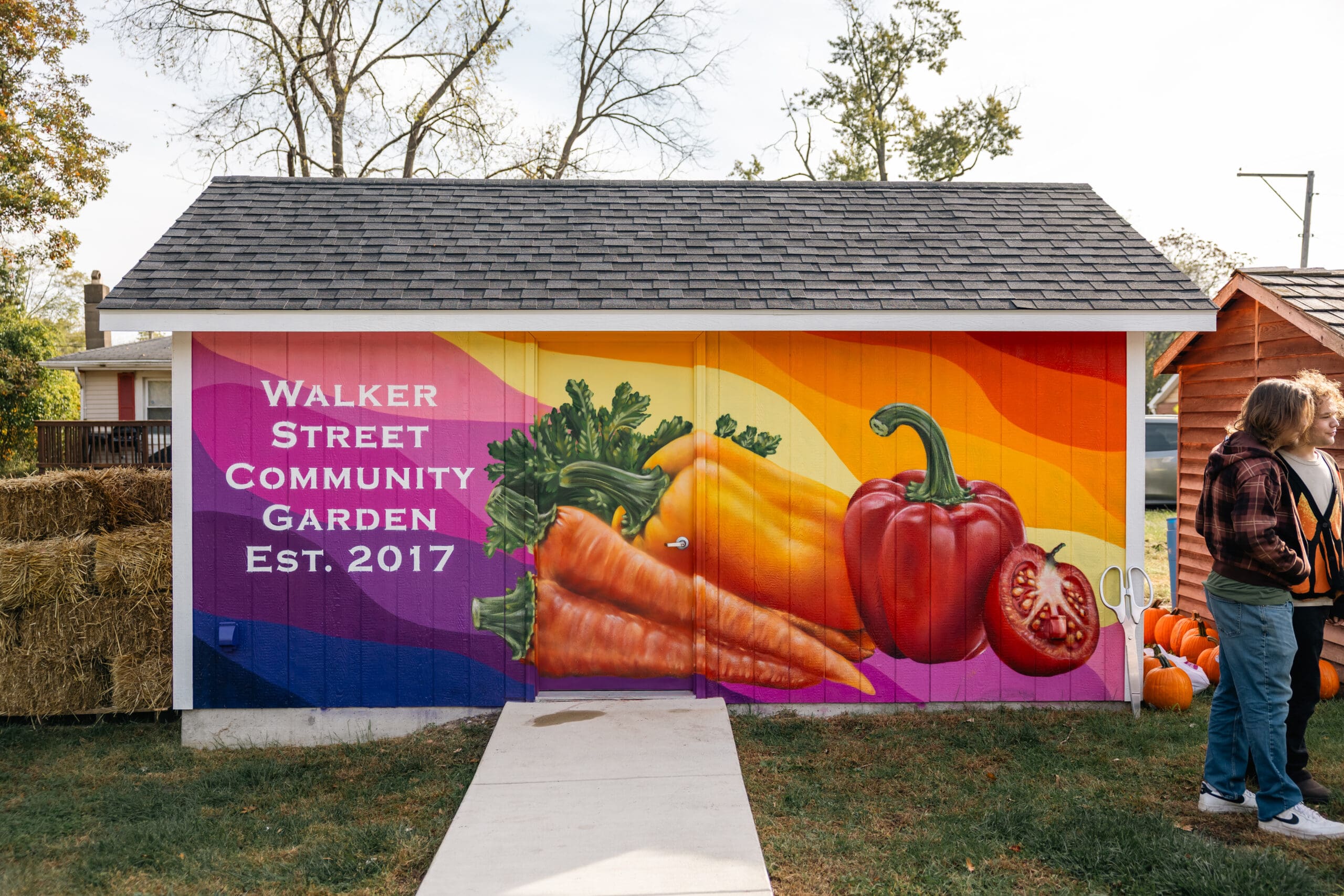 City Unveils Mural at Walker Street Park Community Garden Harvest Festival
